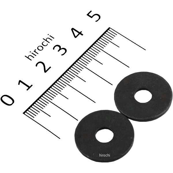 ワッシャー M6 黒 2個入り