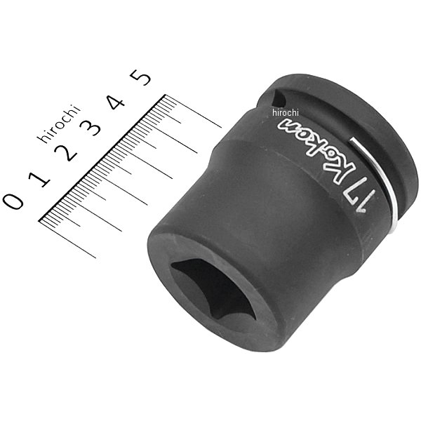 PS6-17 3/4インチsq インパクトリヤホイールインナーナット用4角ソケット 17mm