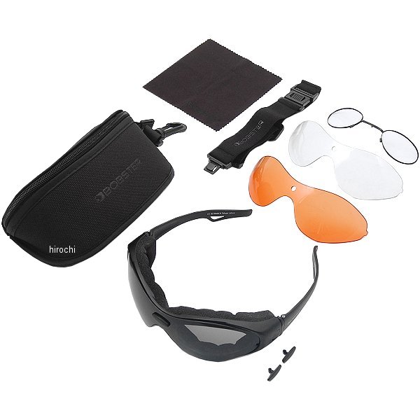 サングラス/ゴーグル Spektrax 黒 (レンズ3セット)