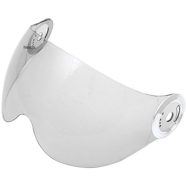 シールド パイロットジェットヘルメット 用 ダークスモーク フリーサイズ (ショート)