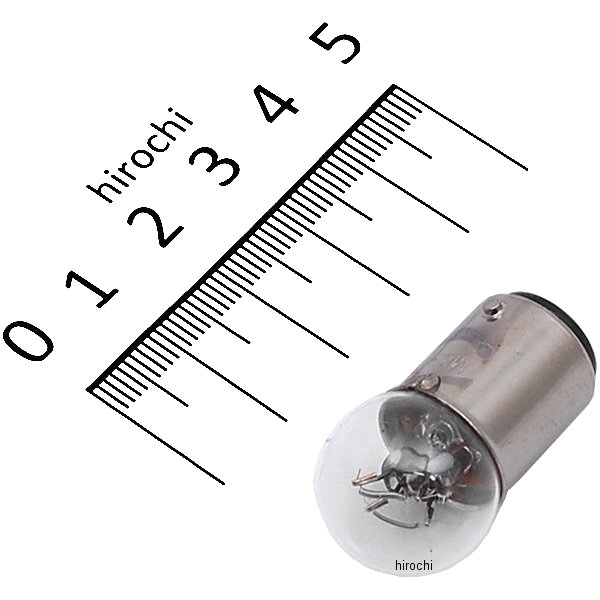 口金ダブル球 12V27/8W ウインカー/ポジション球 (クリアー) (1個売り)