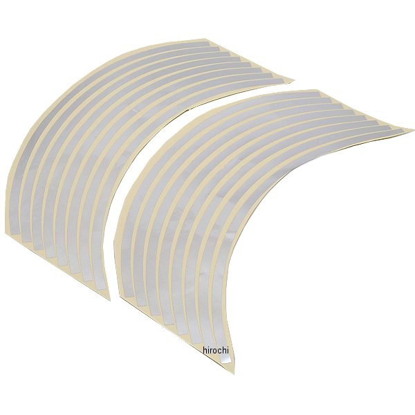 リムステッカー 17インチ用 メッキ