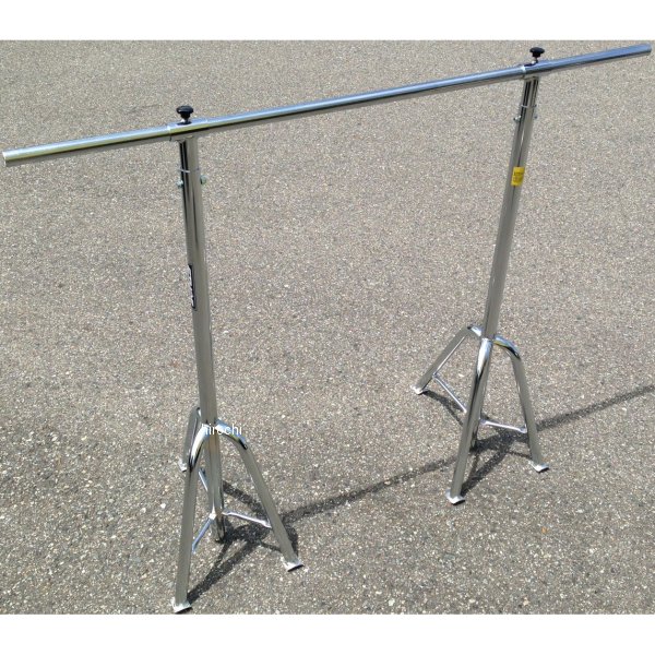 R72070  フレームスタンド クロームメッキ 青タイダウン付き