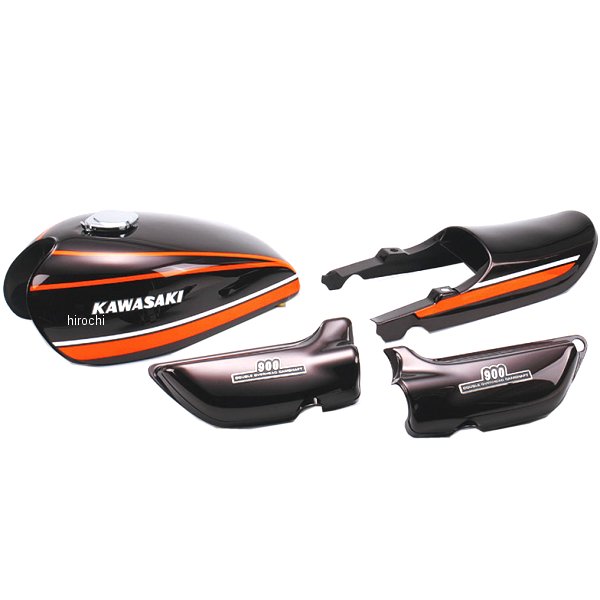 ペイント済み外装セット 72年-75年 Z1、Z2 Z1A オレンジタイガー 16L