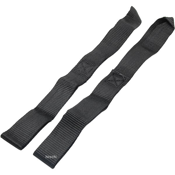 幅1.5インチ(38mm) 延長タイダウン 18インチ(457mm) 黒 (左右ペア)