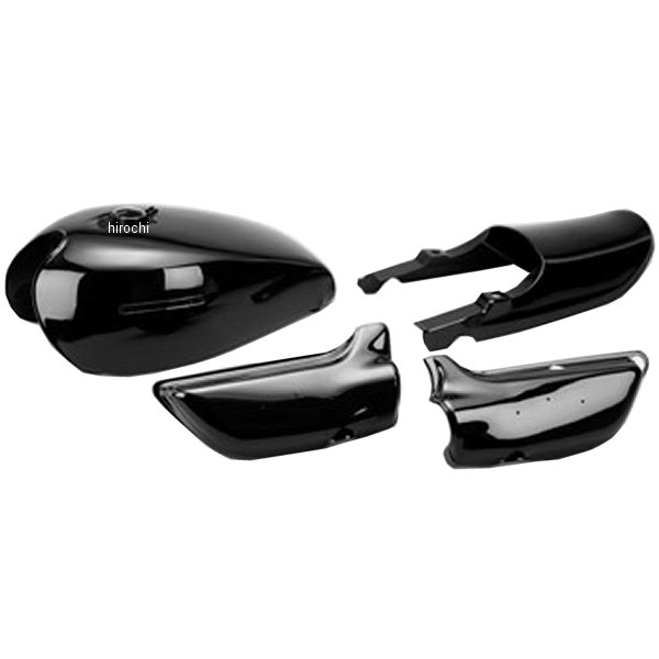 ペイント済み 外装セット 72年-75年 Z1、Z2 ソリットブラック 16L