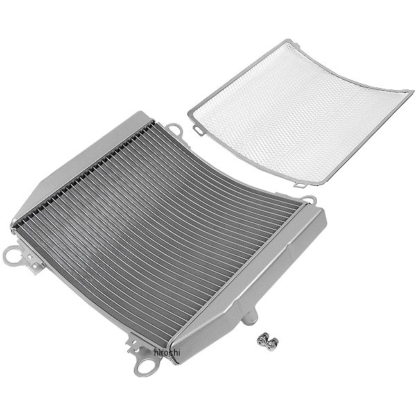 ラジエーターコアASSY 車種別ビッグラジエーターキット用 コアガード付 08年以前 ZRX1200、ZRX1100 シルバー