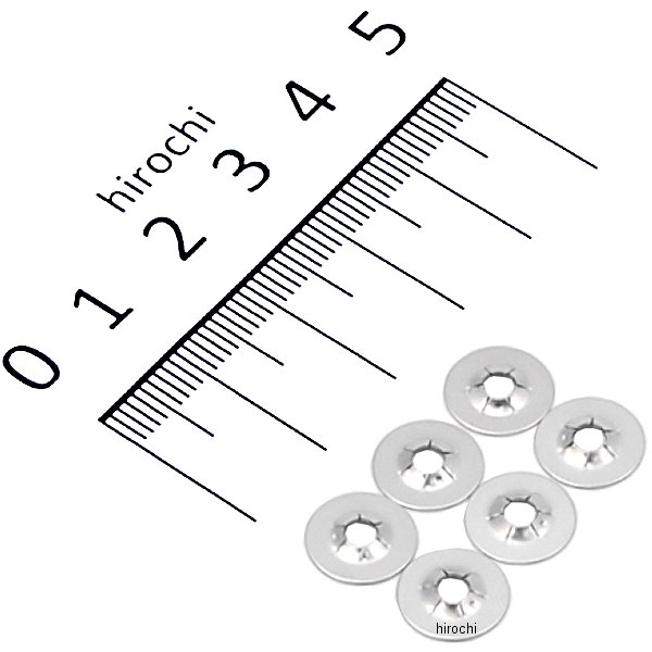 スピードナット サイドカバーエンブレム取付け用 6個入り