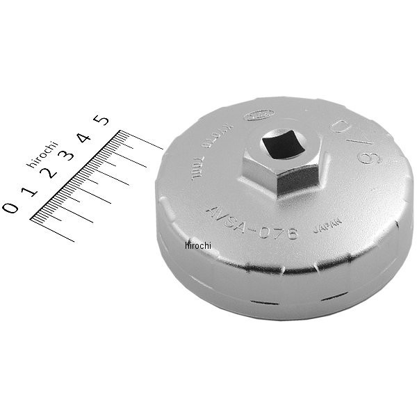 輸入車用カップ型オイルフィルタレンチ 呼び76 外径82 15角