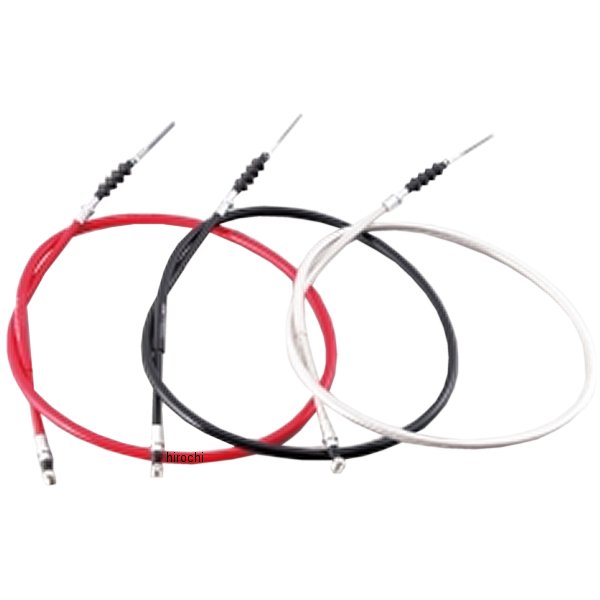 クラブアメリカン クラッチケーブル 91年-95年 ビラーゴ400 ステンレスメッシュ フラット