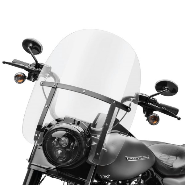 デタッチャブル・ウインドシールド FLHR クリア/黒 57400380