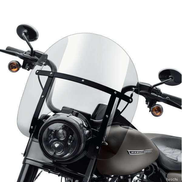 デタッチャブル・ウインドシールド FLHR スモーク/黒 57400383