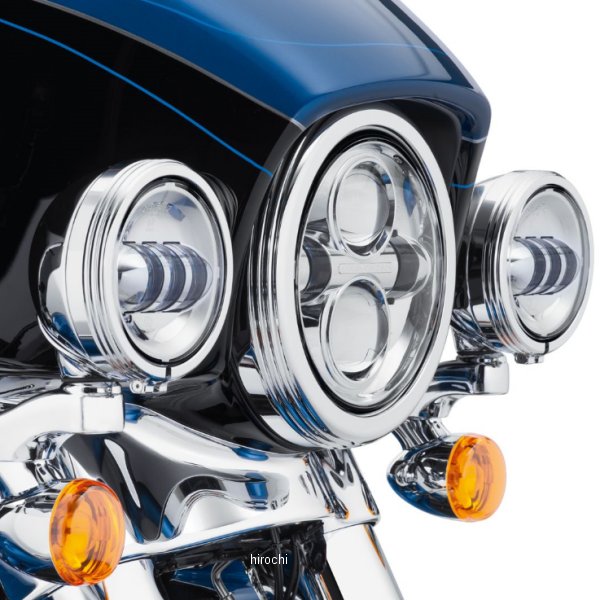 4インチ補助ライト トリムリング ディファイアンス クローム 61400353