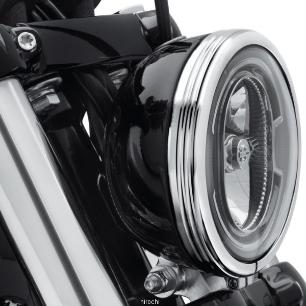 ヘッドライトトリムリング ディファイアンス 18年以降 FXBB 5-3/4インチ/クローム 61400429