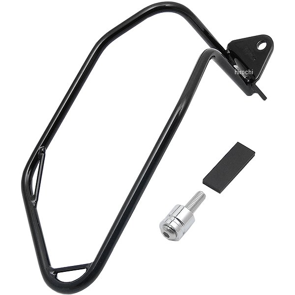 サドルバックサポート DHW 03年以降 FXST/FLST 左側 黒