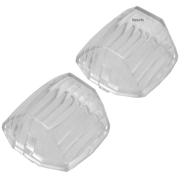 スペアレンズ 汎用 クリスタルカット 2個入り クリア