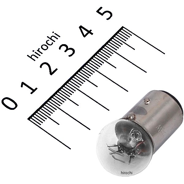 口金ダブル球 12V27/8W ウインカー/ポジション球 (クリアー) (1個売り)