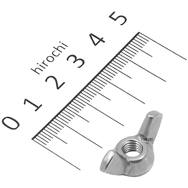 ステンレス鍛造蝶ナット M6 P1.0 1個入り