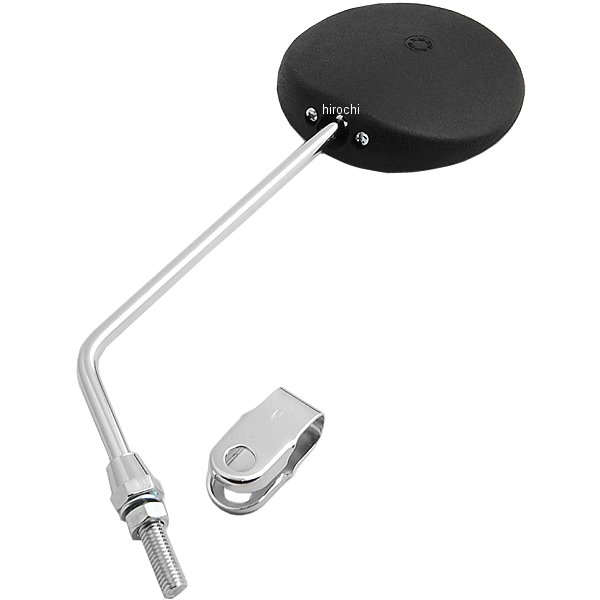 ミラー 補修用 ジャイロ スクーピー用 スタンダードステム ラウンド 黒(左右ペア)