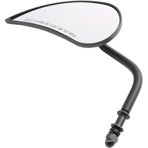 RADIII ティアドロップ ミラー 黒 左