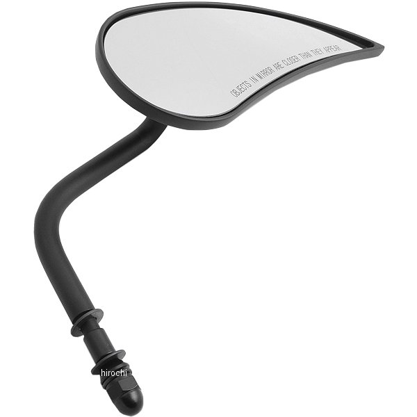 RADIII ティアドロップ ミラー 黒 右