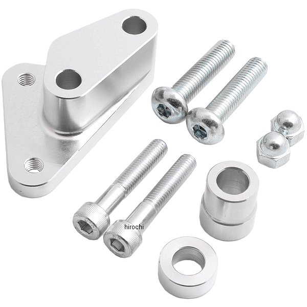 キャリパーサポート KSRフォークステム用 シルバー