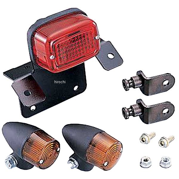 テールランプ&リアウインカーキット 02年-03年 バイト 黒/オレンジ