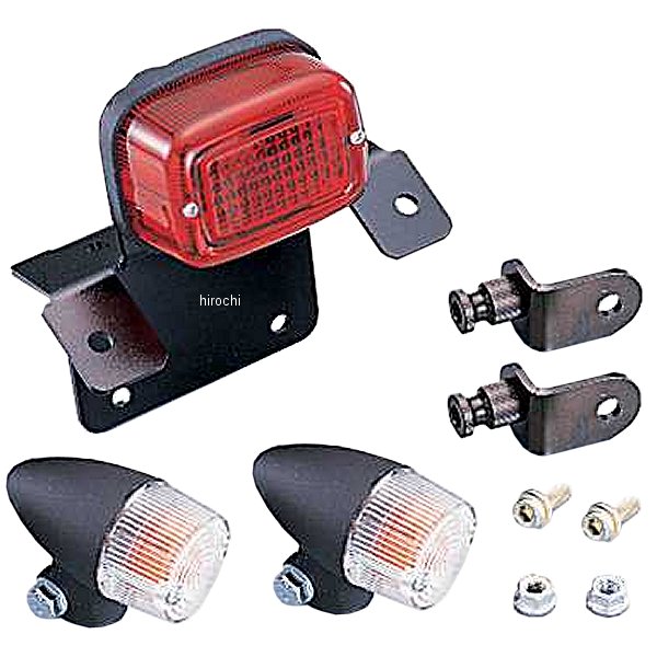 テールランプ&リアウインカーキット 02年-03年 バイト 黒/クリア