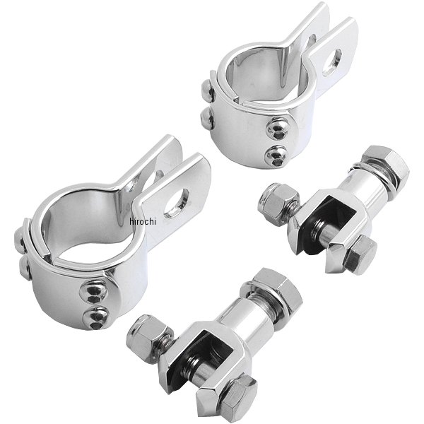 エンジンガード フットペグ マウント キット クローム