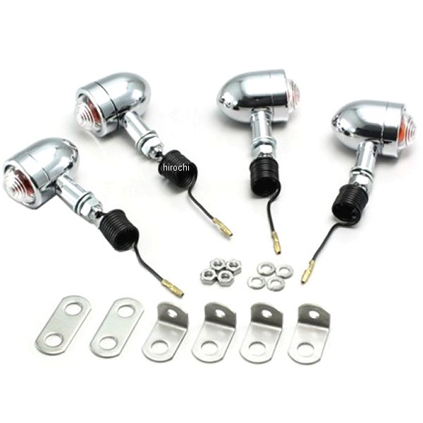 ミニブレットウインカーキット 78年-08年 モンキー、ゴリラ クリアレンズ 4個入り