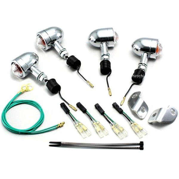 ミニブレットウインカーキット 02年-13年 250TR クリアレンズ 4個入り