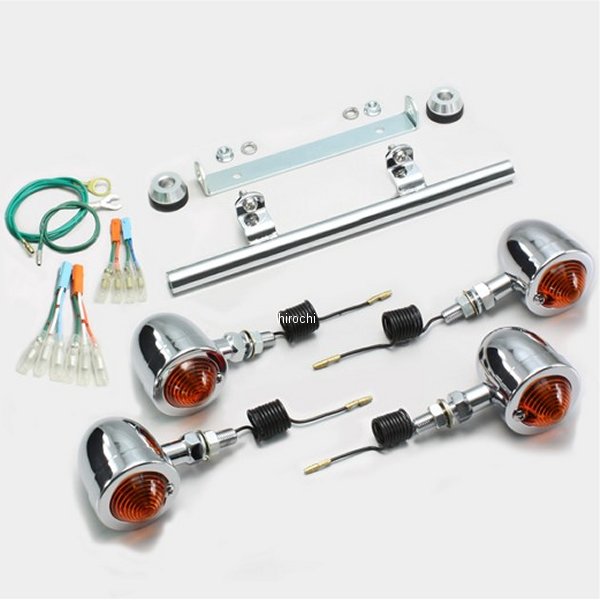 ブレットウインカーキット 01年-03年 シャドウ400 オレンジレンズ 4個入り