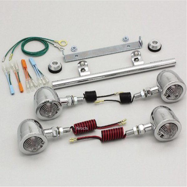 ブレットウインカーキット 01年-03年 シャドウ400 クリアレンズ 4個入り