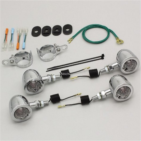 ブレットウインカーキット 04年-08年 シャドウスラッシャー フォークタイプ クリアレンズ 4個入り