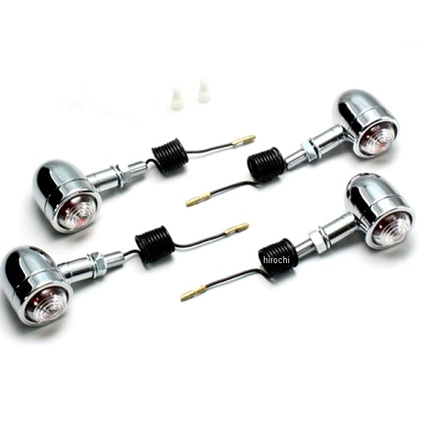 ミニブレットウインカーキット 88年-96年 ビラーゴ250 クリアレンズ 4個入り