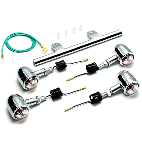 ミニブレットウインカーキット 95年-07年 マグナ50 クリアレンズ 4個入り