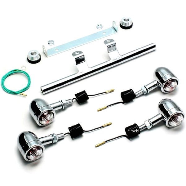 ミニブレットウインカーキット 99年 シャドウ400スペシャル クリアレンズ 4個入り