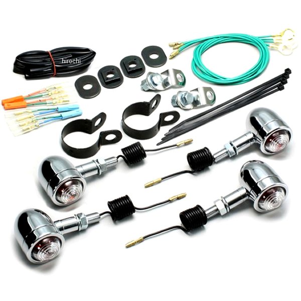 ミニブレットウインカーキット 04年-07年 シャドウスラッシャー クリアレンズ 4個入り