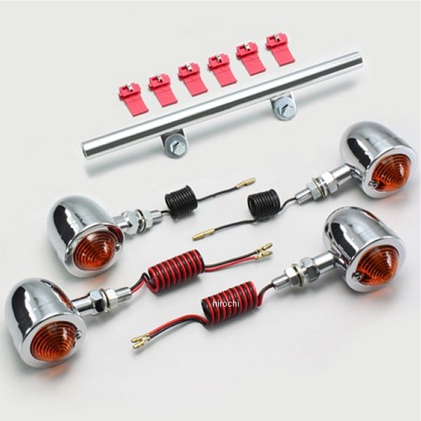 ブレットウインカーキット 96年-98年 デスペラード オレンジレンズ 4個入り