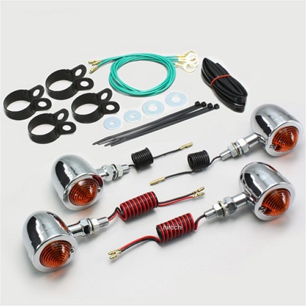 ブレットウインカーキット 90年-03年 バルカン オレンジレンズ 4個入り