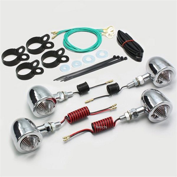 ブレットウインカーキット 90年-03年 バルカン クリアレンズ 4個入り