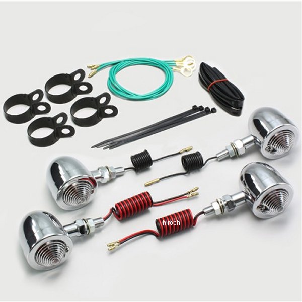 ブレットウインカーキット 89年-01年 スティード クリアレンズ 4個入り