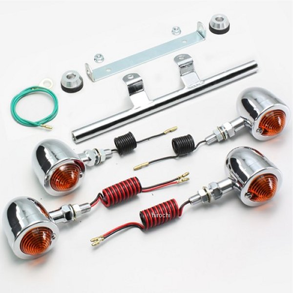 ブレットウインカーキット 99年 シャドウ400スペシャル オレンジレンズ 4個入り