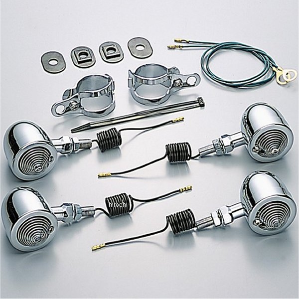 ブレットウインカーキット 00年-08年 シャドウスラッシャー フォークタイプ クリアレンズ 4個入り