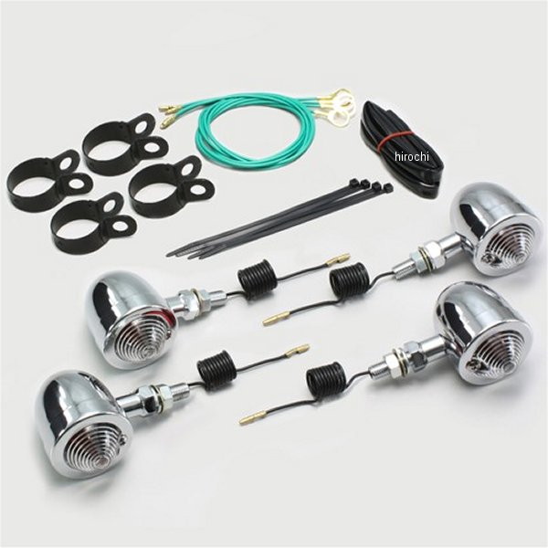 ブレットウインカーキット 98年-99年 スティード400 クリアレンズ 4個入り