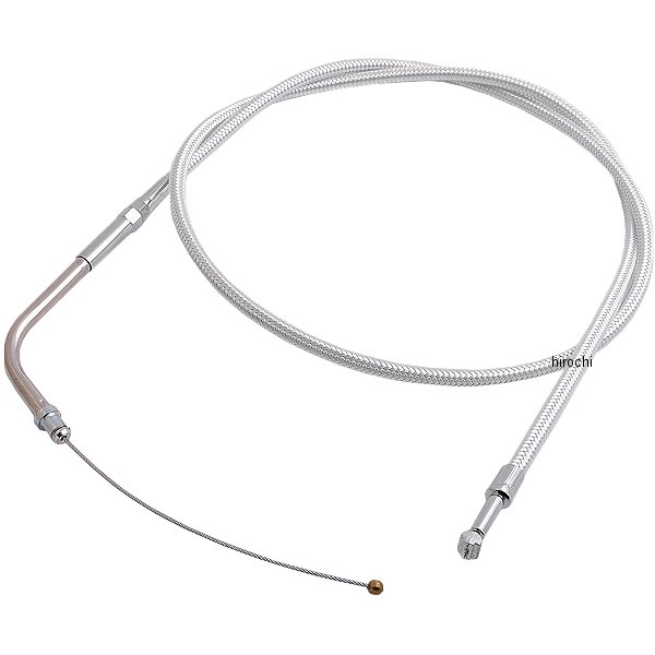 スロットルケーブル 39.5インチ クローム 02年-07年 FLHT、FLTR、FLHX 56526-02