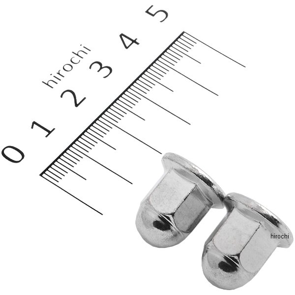 ポッシュ フランジ付ロング袋ナット M8 P1.25 メッキ 2個入り