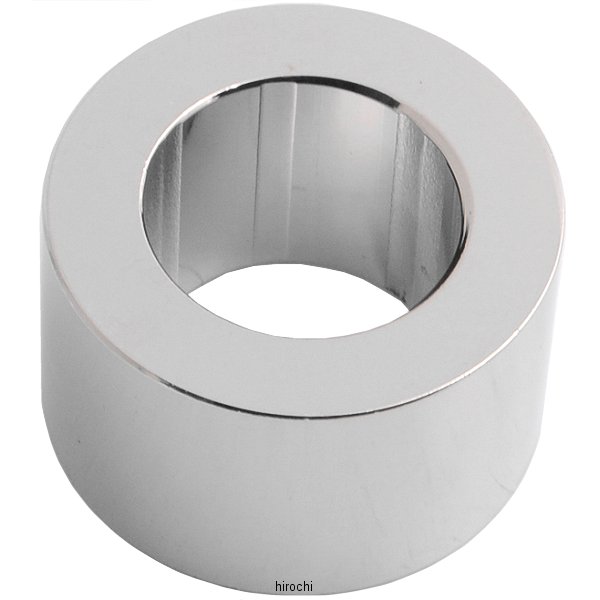 アクスルスペーサー アウター 3/4インチ 1-1/4インチ 0.750インチ クローム