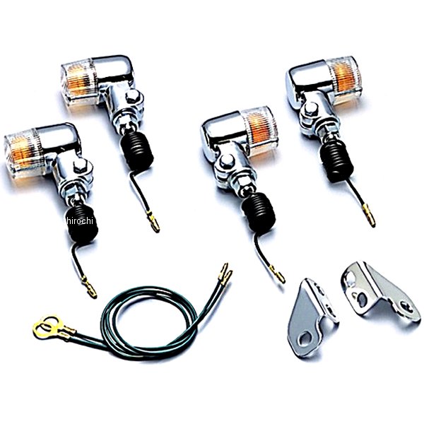 ミニウインカーキット 87年-98年 TW200 クリアレンズ 4個入り