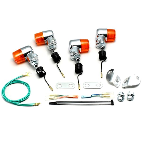 ミニウインカーキット 08年-16年 エイプ100 オレンジレンズ 4個入り